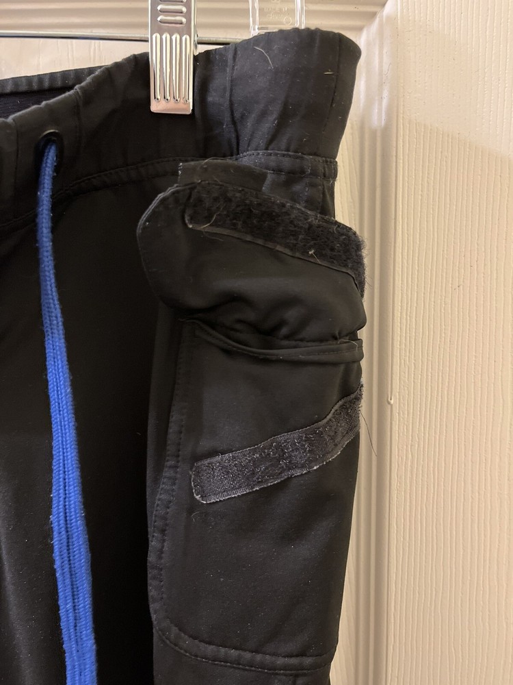 Hylete Mens Drawstring Shorts. Size Medium Black.