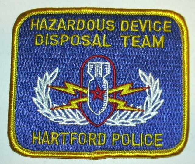 US HARTFORD EOD POLICE PATCH
