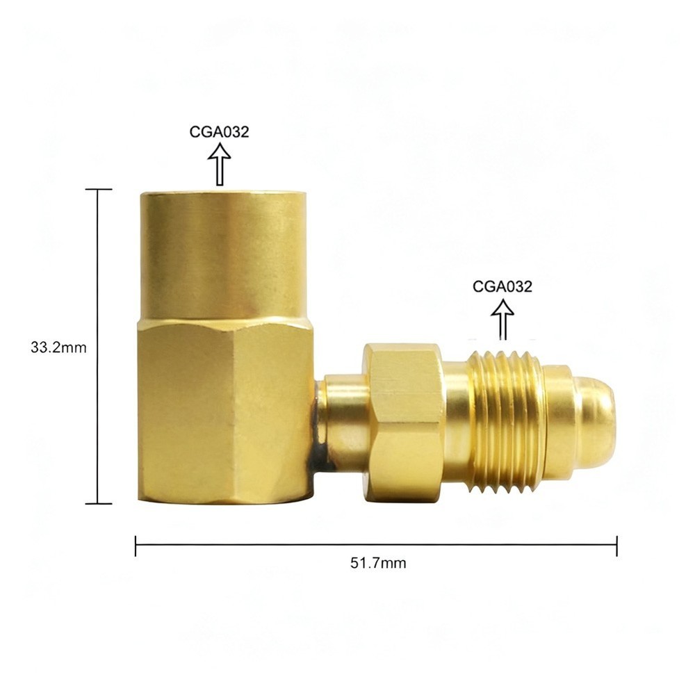 90 Degrees Elbow Adaptor Efficient Gas Utilization Long-lasting Connection