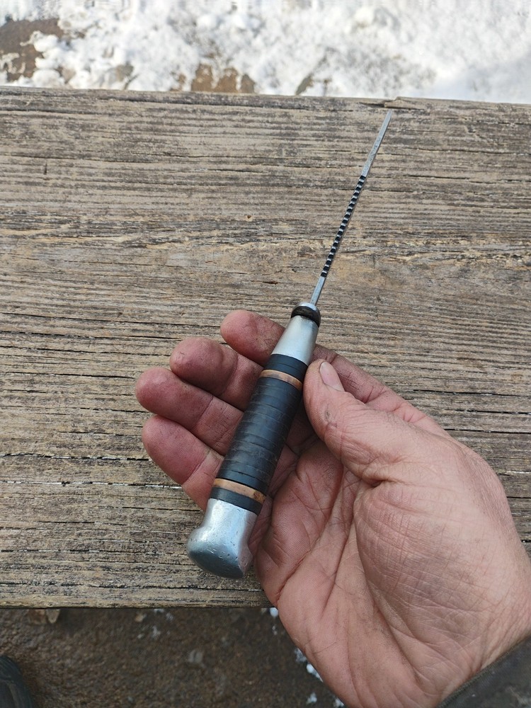 Vintage Fixed Blade Hunting Knife No Sheath