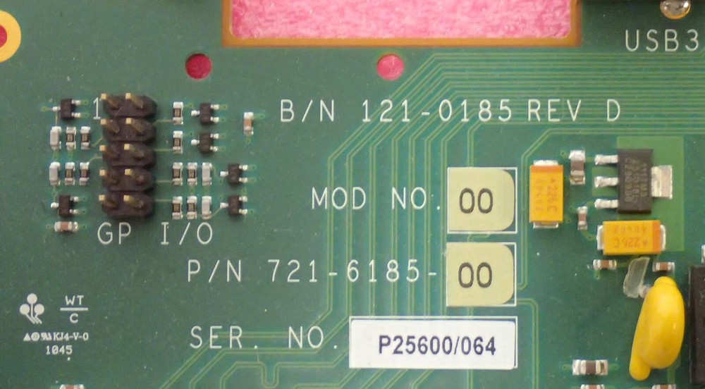 CONCURRENT TECHNOLOGIES AD PP5/002 P/N: 721-6185-00 REAR TRANSITION MODULE