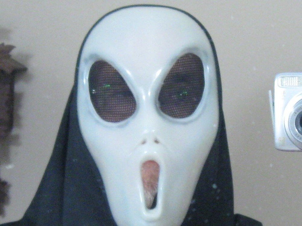 Scream Style Halloween Alien FACE Mask