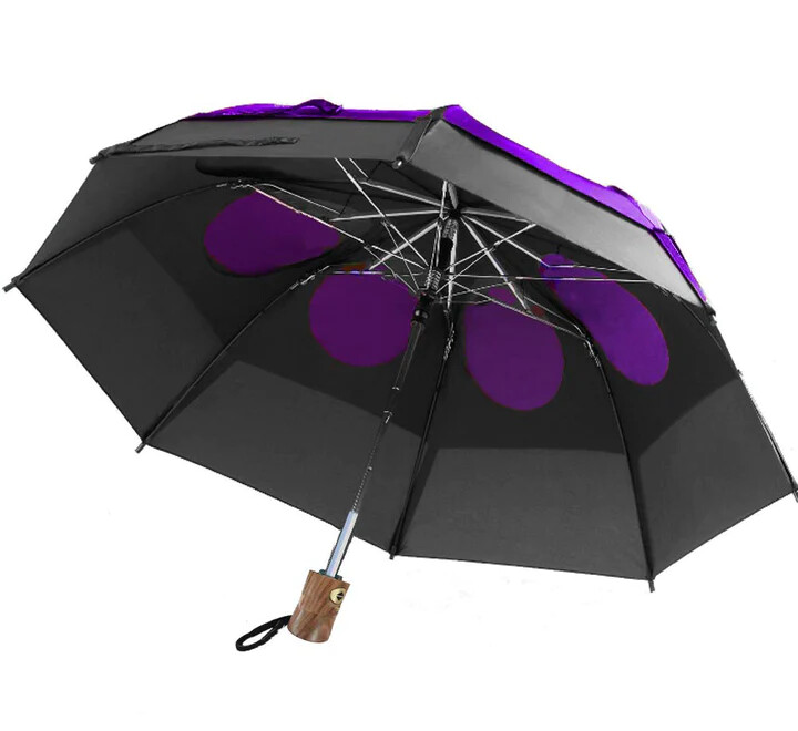 GustBuster LTD Auto Open & Close Vented Windproof Umbrella Resists 55+ MPH Wind