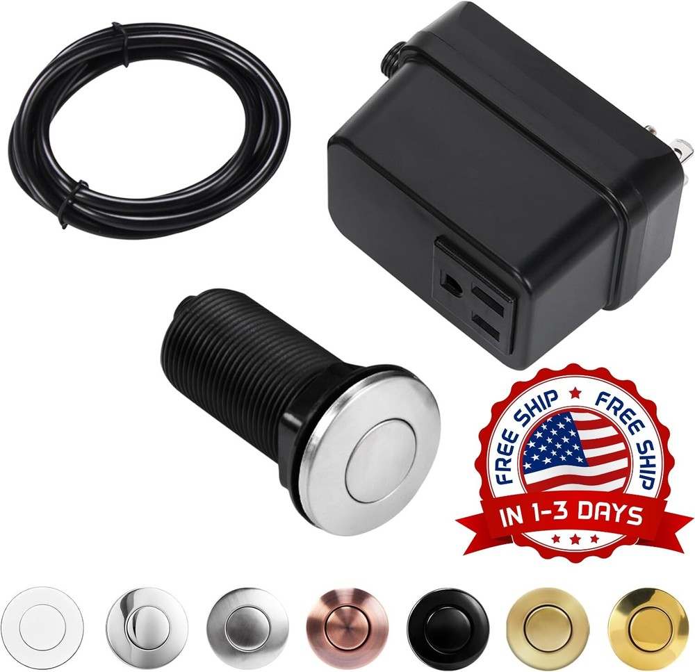 Kit De Interruptor De Aire Para Eliminacion De Basura, Triturador De Desecho NEW