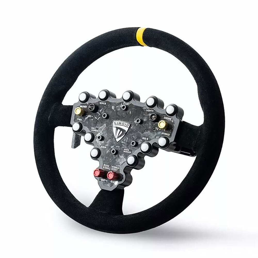 SIMDID 320mm/12.6" GTW Steering Wheel Racing Simulator for Quick Release