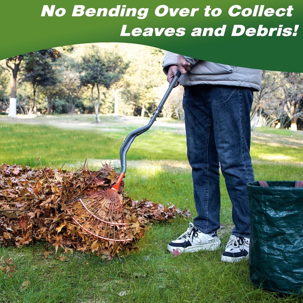 Multi-Purpose Leaf Grabber Rake - Lightweight & Durable for Effortless Gardening