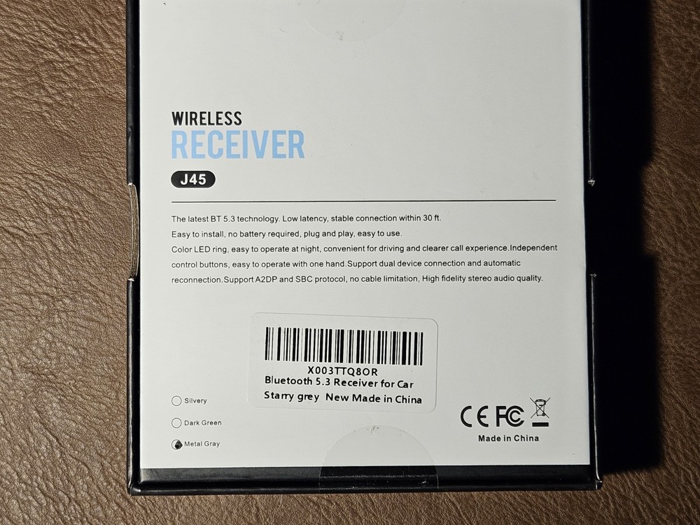 Brand New! Beeitzie Wireless Receiver (J45)