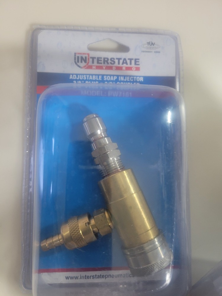iNTERSTATE - Adjustable Soap Injector, 3/8" Plug 3/8" Coupler - PW7161