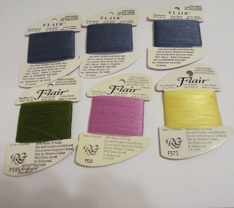 Threads for Needlepoint & Embroidery- 6 Flair (6)