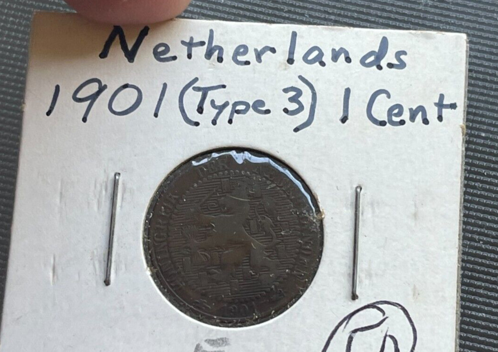 1901 Netherlands 1 One Cent