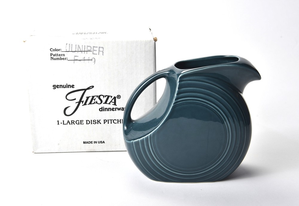Fiesta 67 Oz Large Disk Pitcher Juniper NIB