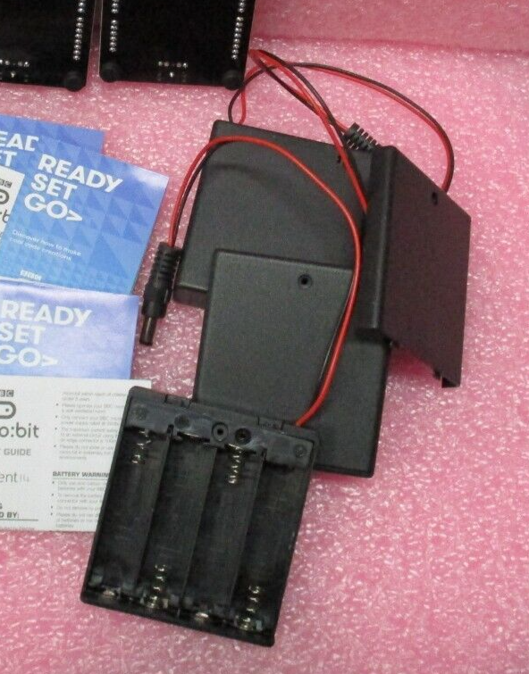 3x BBC micro:bit v1 Go Start Kit w/Microbit, AdapterBoard, Battery Pack & Guide