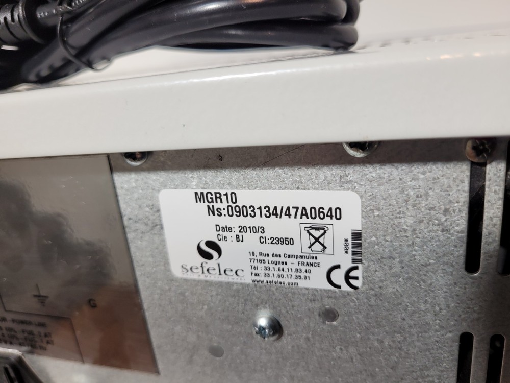 Microohmmeter Sefelec MGR 10