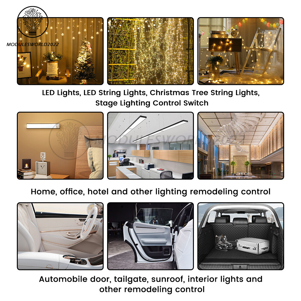 433Mhz 5-60V 1CH Wireless Remote Control Switch Relay Receiver Module with Case