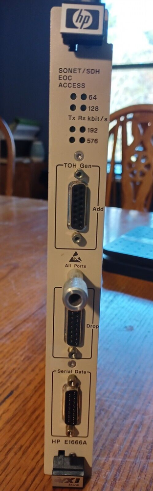 HP E1666A, VXI SONET / SDH EOC Access Module