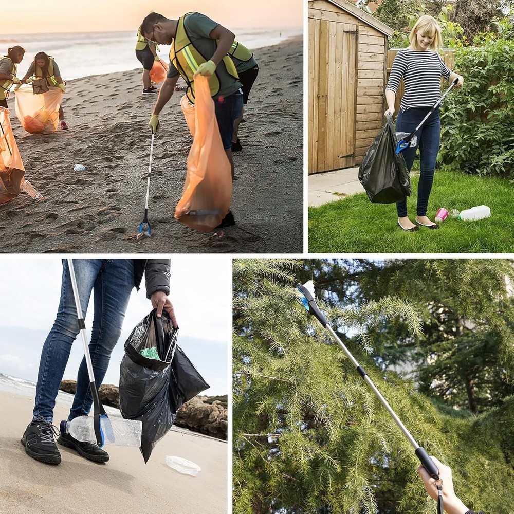 Foldable Grabber Tool with 360° Rotating Jaw