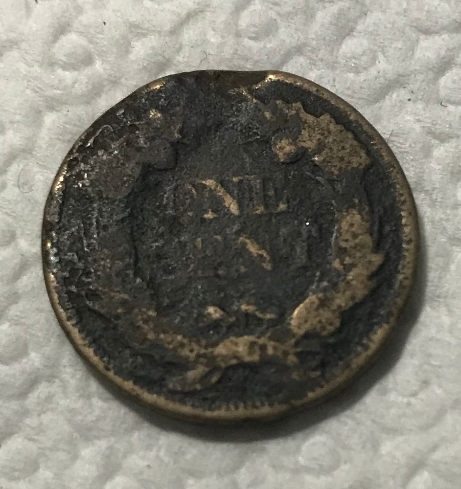 Vintage 1857 USA FLying Eagle Cent Good