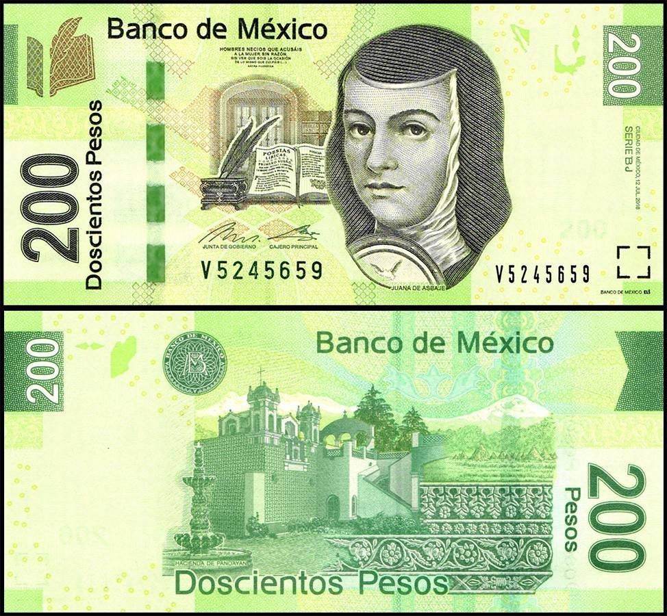 Mexico 200 Pesos, 2016, P-125r.2, UNC