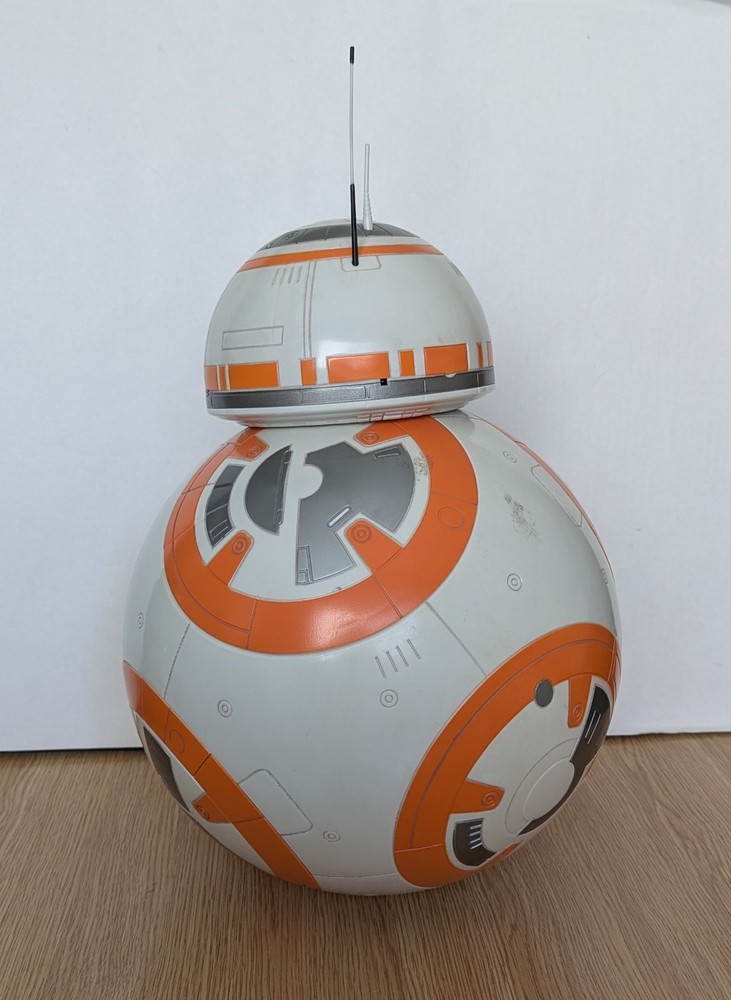 (NEEDS REPAIR) SpinMaster BB-8 Star Wars Interactive Hero Droid w/ accessories