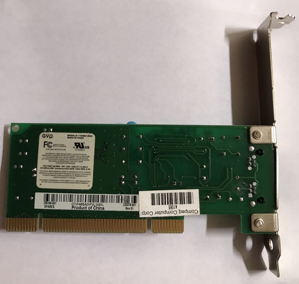 Compaq Computer Corp Broadcom BCM4212KQL Model: D-1156IB21/B2A