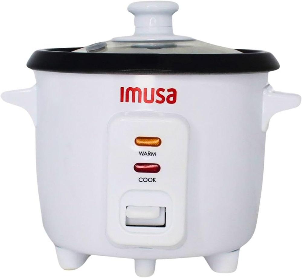 1.5Cup Electric Ceramic Rice Cooker, White