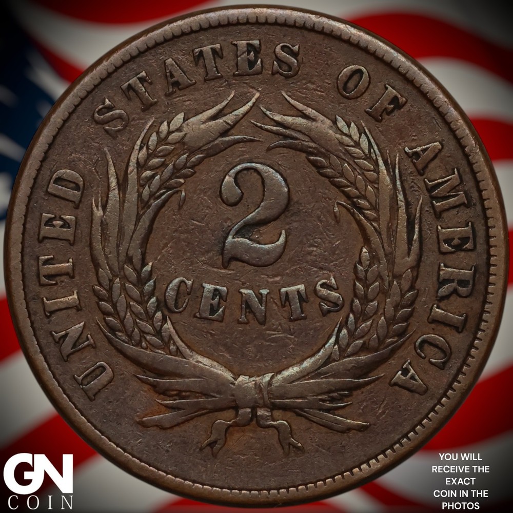 1865 2 Cent Piece A5066