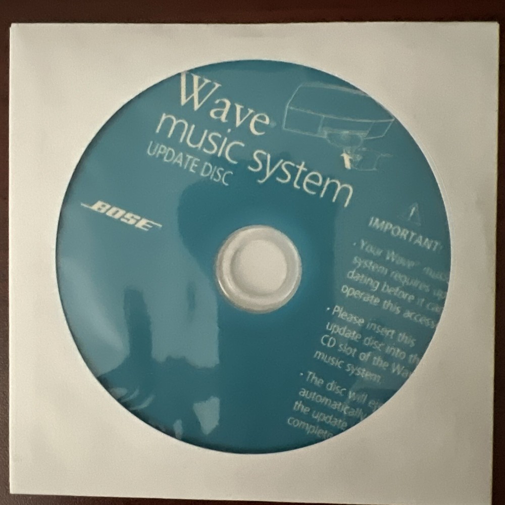 One New Original Bose Wave System Multi CD Changer Update Disc/CD AWRCC1 AWRCC2
