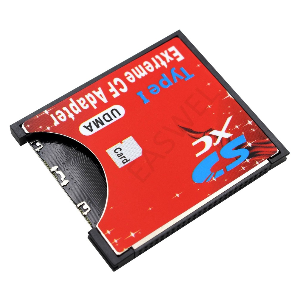 SD SDHC SDXC To CF Compact Flash Memory Card Adapter Reader