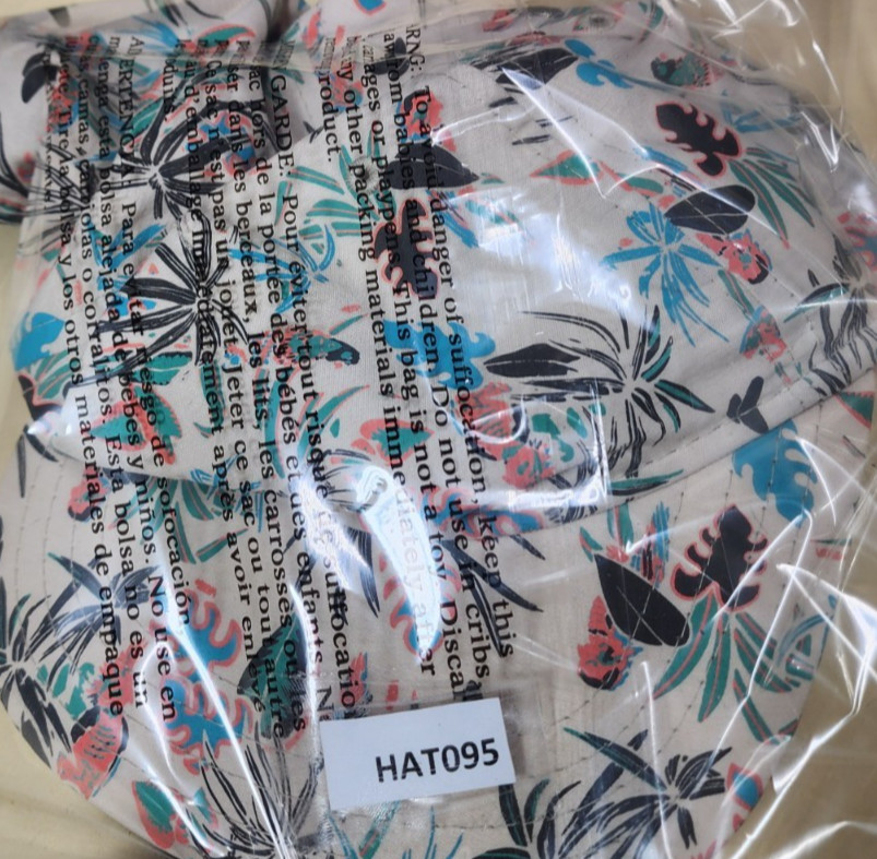 Vans Hat Cap Youth Canvas Adjustable Strapback Multicolor All Over Plants Print