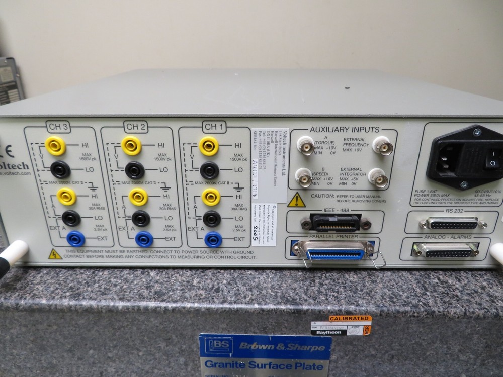 Voltech PM3000 Three Phase Power Analyzer PN40