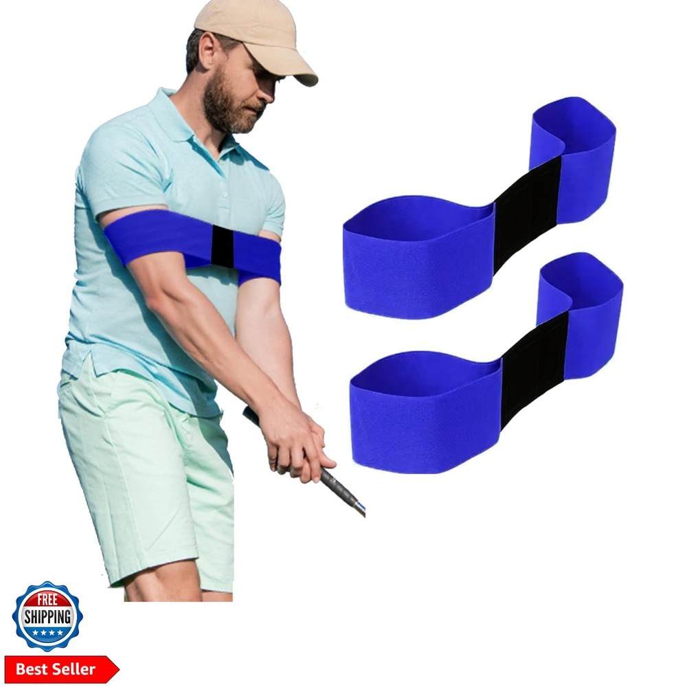 2 Pack Golf Swing Training Aid - Swing Correcting Arm Band