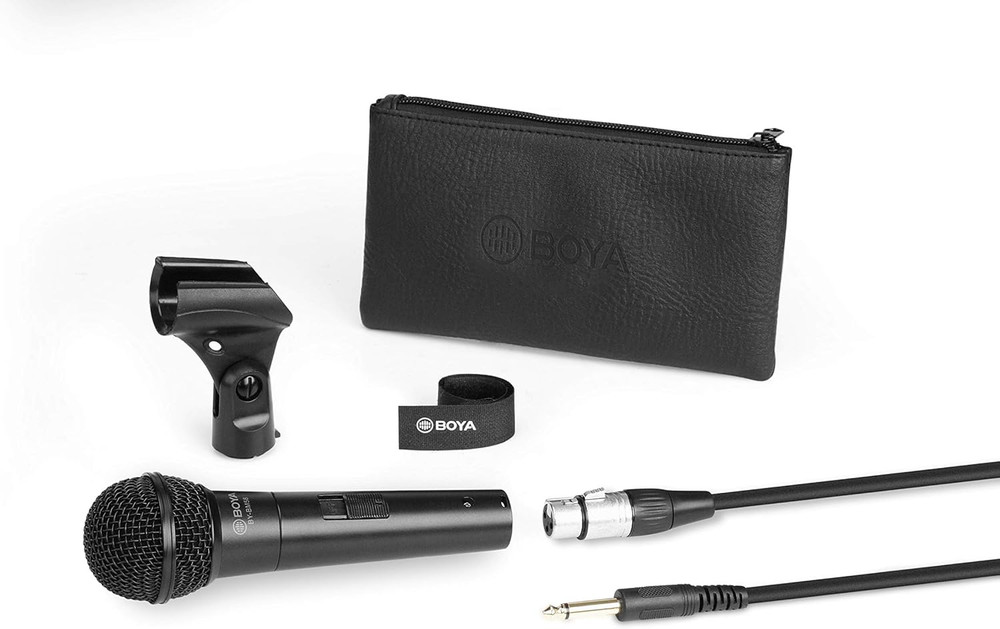 BY-BM58 Handheld Dynamic Vocal Microphone XLR, Black