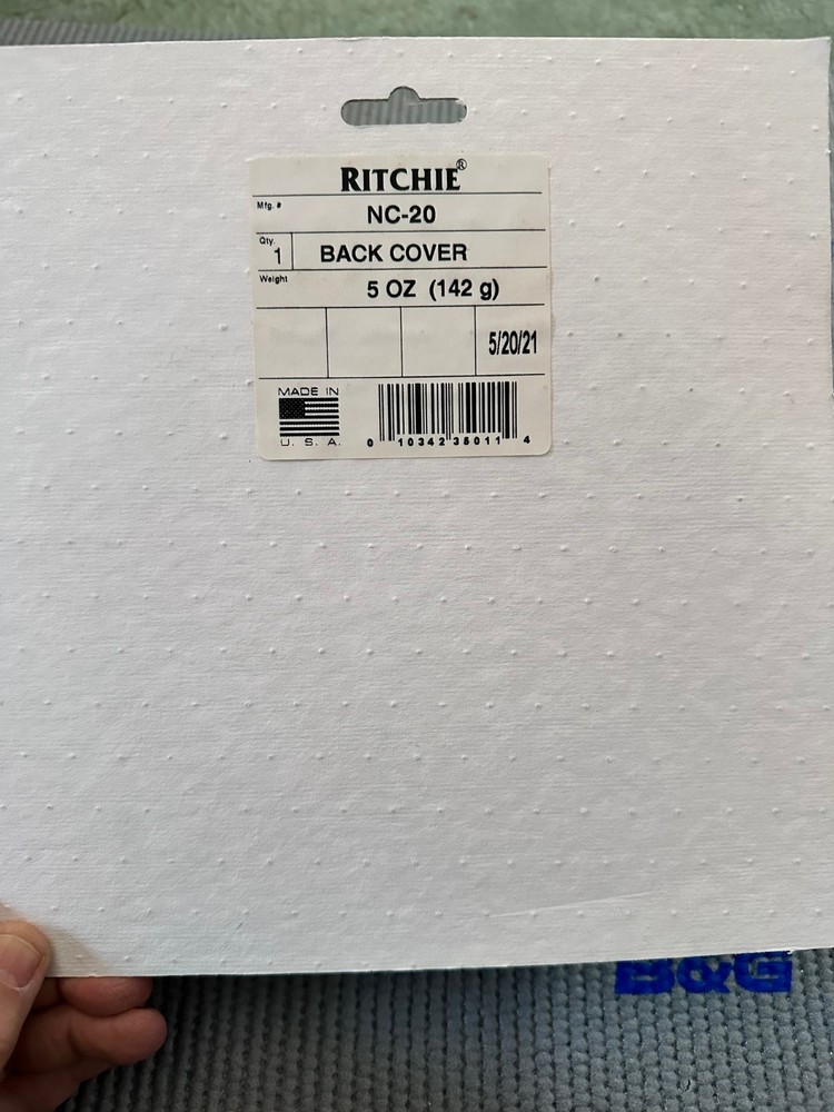 RITCHIE NC-20 NAVIGATOR BULKHEAD MOUNT COMPASS COVER