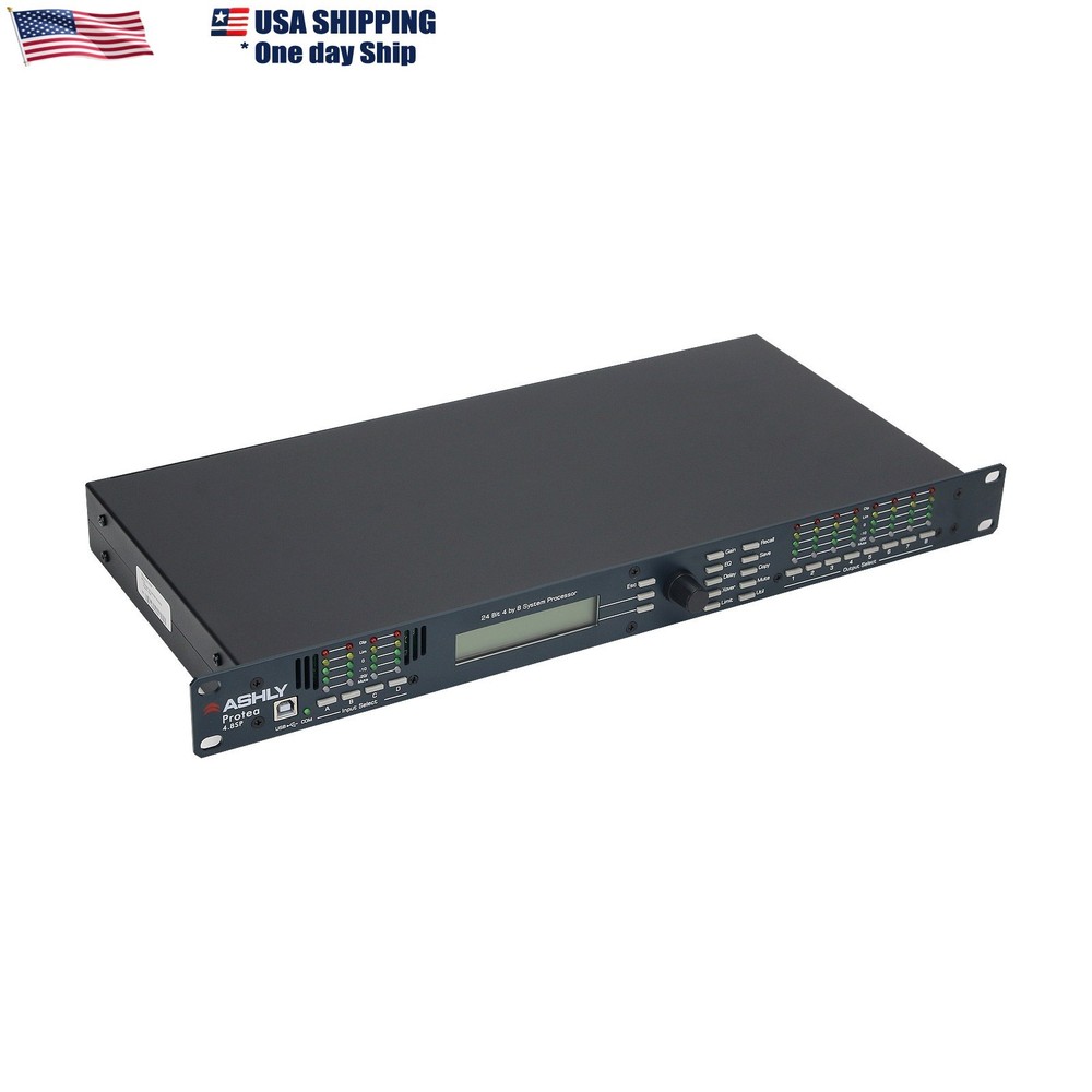 4.8SP 110V Digital DSP Audio Processor Original Software 4 Input 8 Output #USA