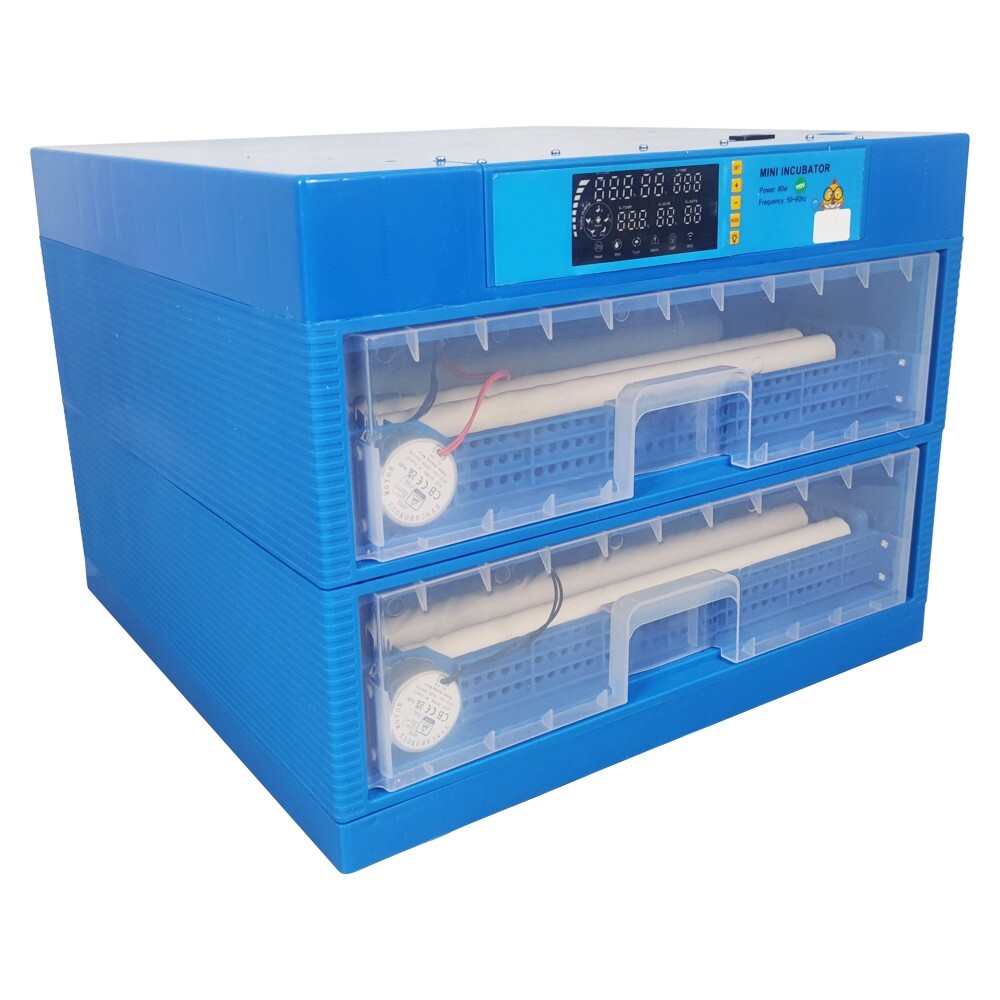 110V Multi-functional LCD Screen Drawer Type Egg Incubator 128 Eggs
