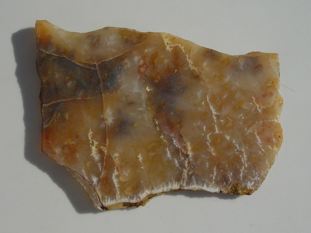 Graveyard Point Plume Agate Lapidary Slab T1097