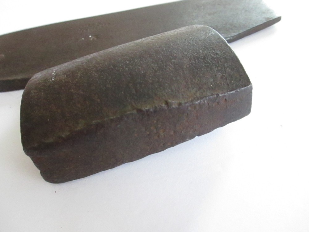 Rare Antique8 1/2" McCmaster S WEED #2 Broad Axe Broadaxe Tool B72
