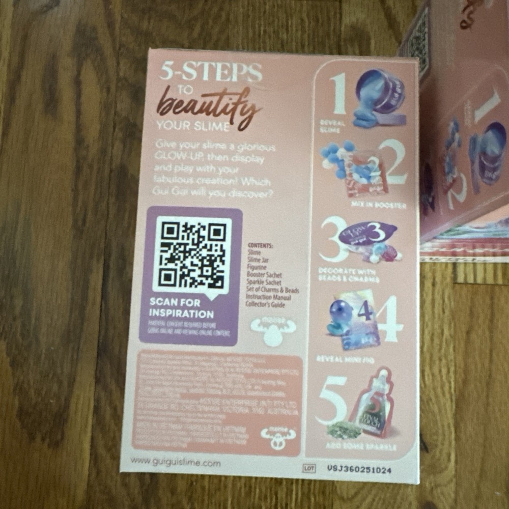 Full case GUI GUI Beautify Your Slime Kit Surprise Gloss Slime