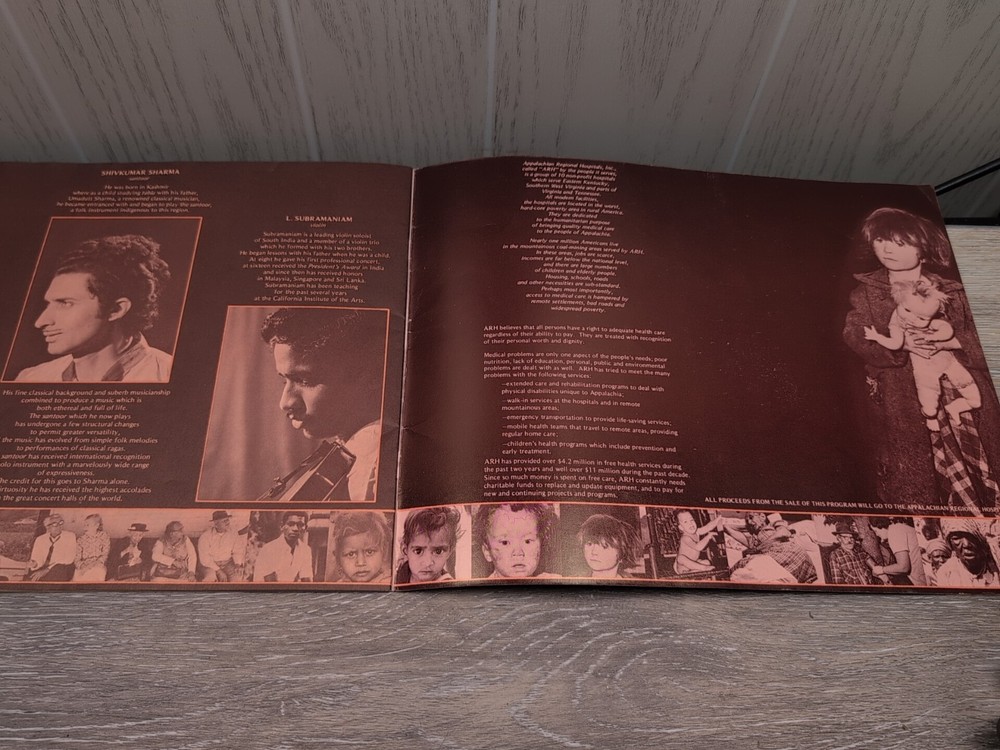 George Harrison / Ravi Shankar Tour Book Program 1974