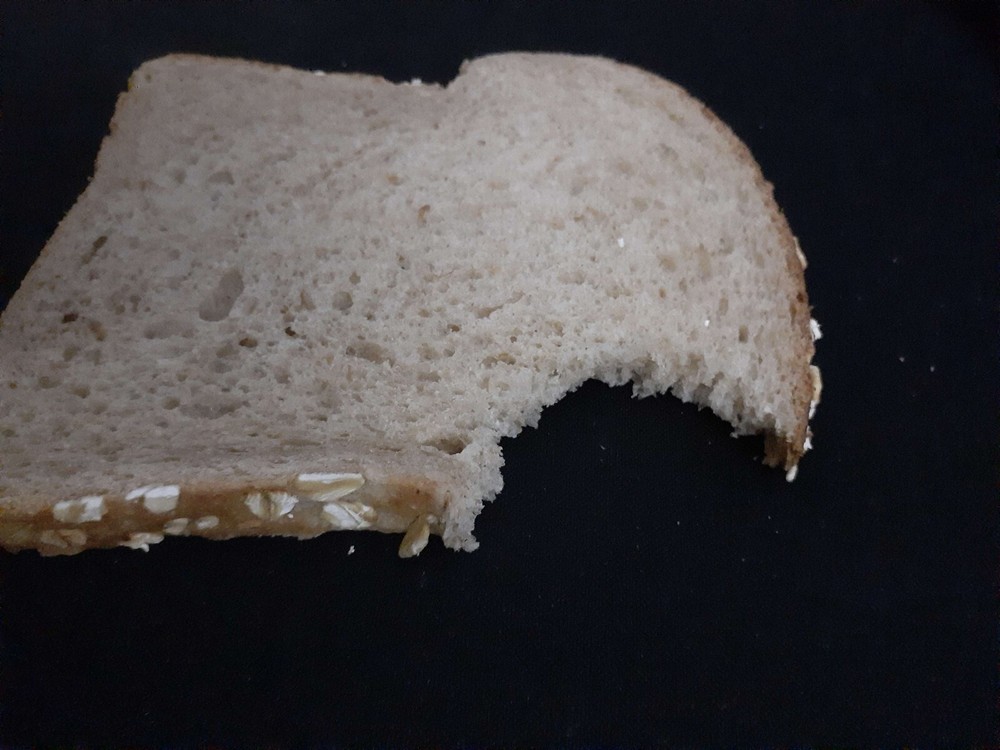 slice of bread slightly used