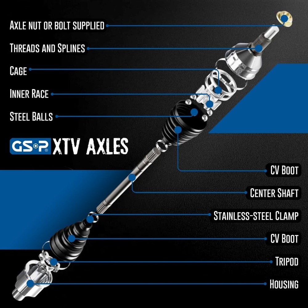 Gsp Cv Axle Assembly P N 4101014