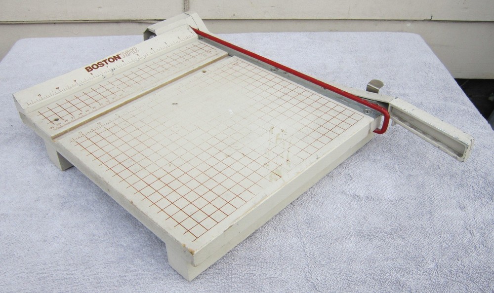 BOSTON 2612 12" PAPER TRIMMER Cutter SHARP