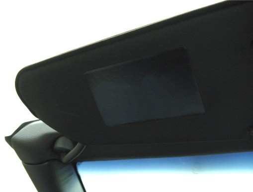 C7 Corvette Stingray Visor Warning Decal Label Covers PAIR