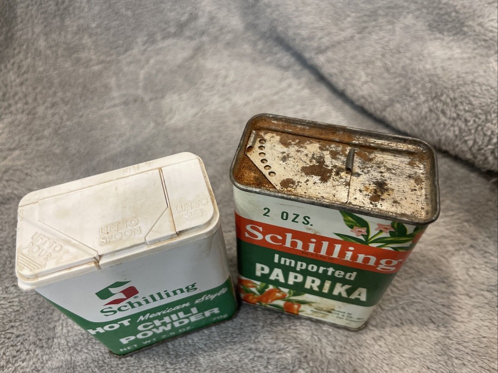 schilling spice tins