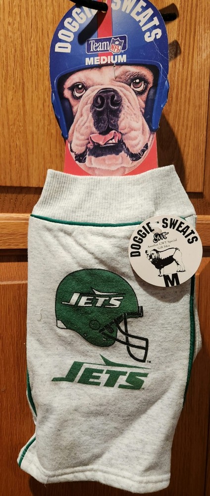 New York Jets Doggie Sweatshirt Size Medium 14" Long