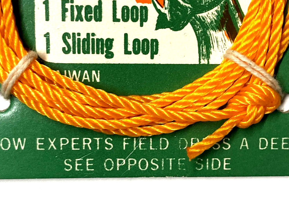 Poly-Tuff 12-Foot Deer Drag 200lb Test - 1 Fixed Loop, 1 Sliding Loop No. 1658