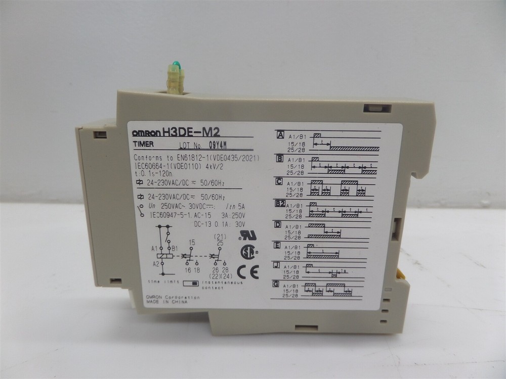 Omron H3DE-M2 Programmable Multifunctional Timer Relay 24-230V