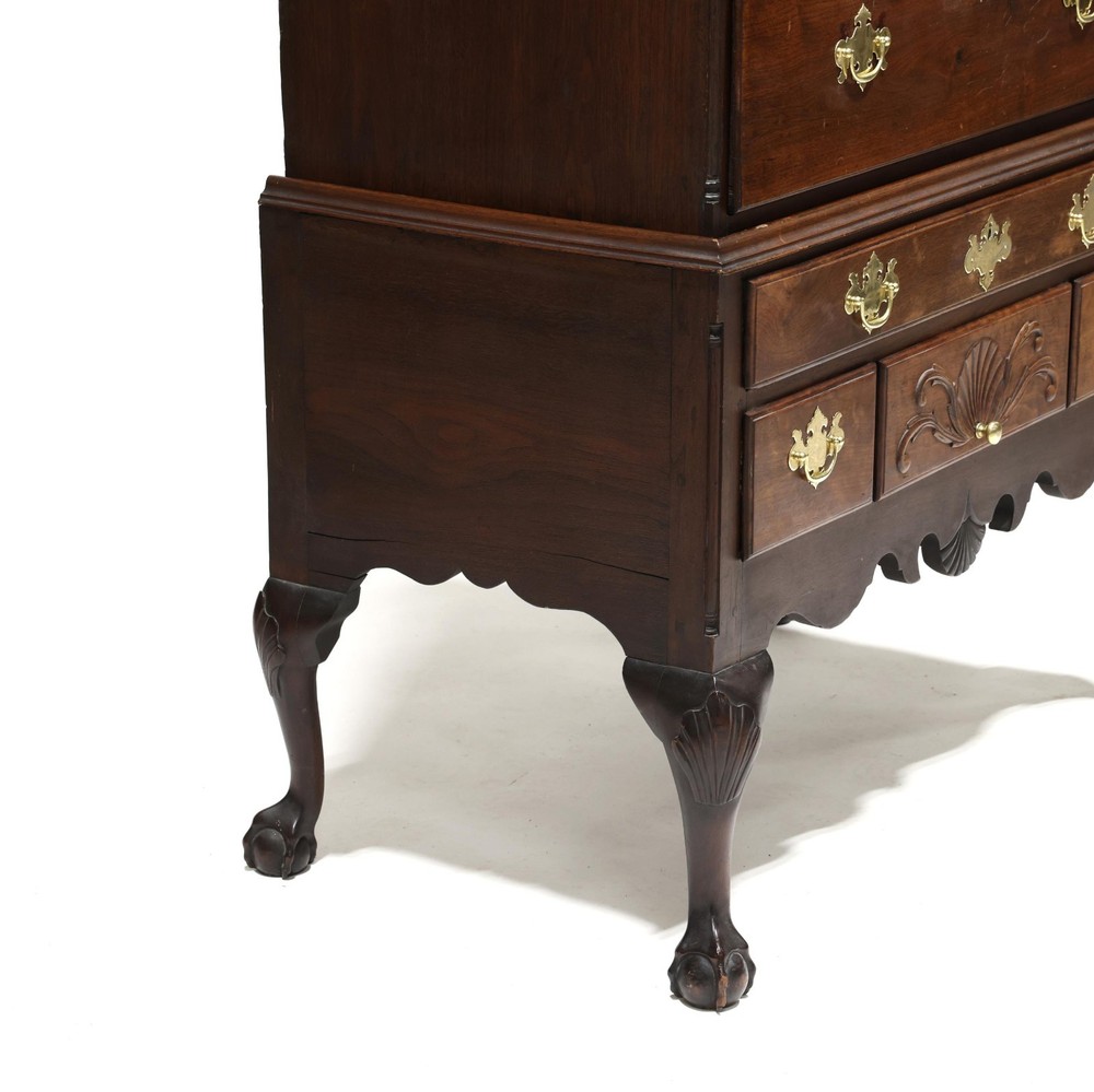 Pennsylvania Antique Chippendale Style Highboy