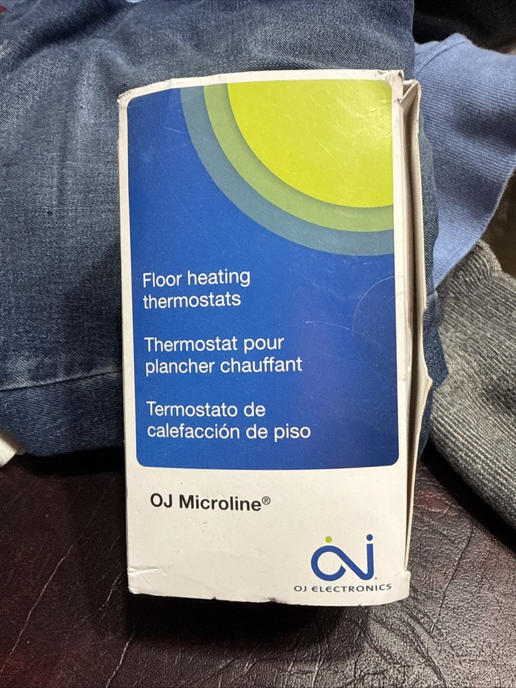 OJ Electronics 5-2 Day Programmable Thermostat 3''x4.75'' White Dual Voltage