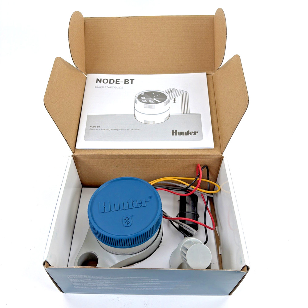 Hunter NODE-BT-100 Bluetooth Battery Operated Sprinkler Controller with Solenoid
